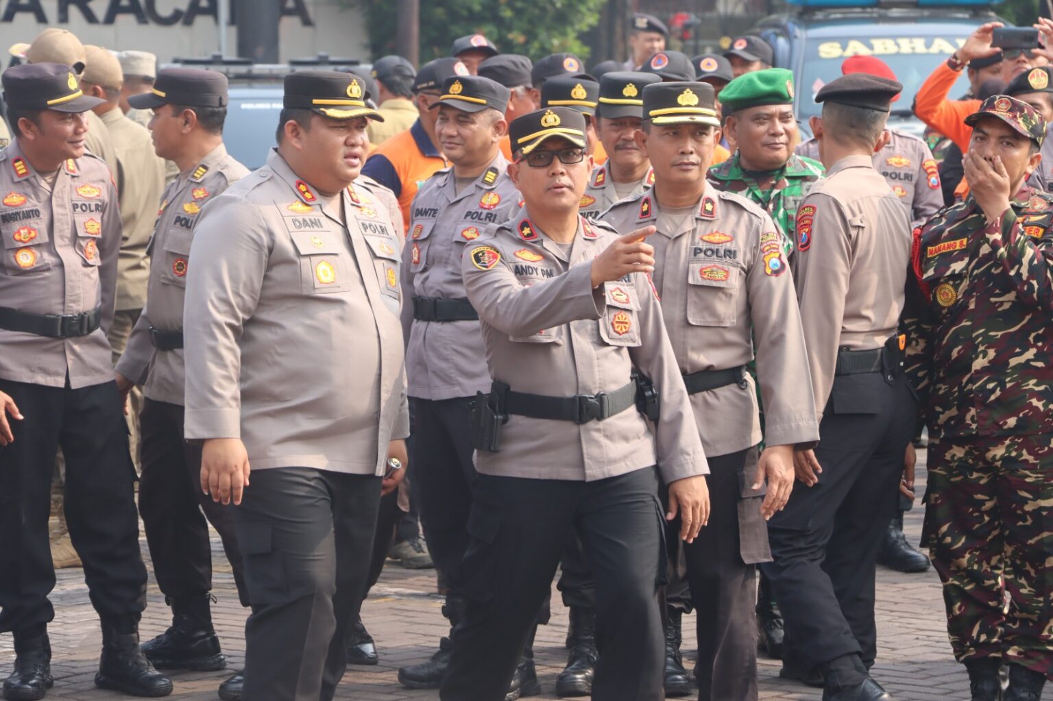 Kapolres Pasuruan Pimpin Apel Kesiapan Tanggap Darurat Bencana 2025